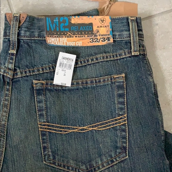 Ariat Mens M2 Relaxed Swagger Boot Cut Jeans